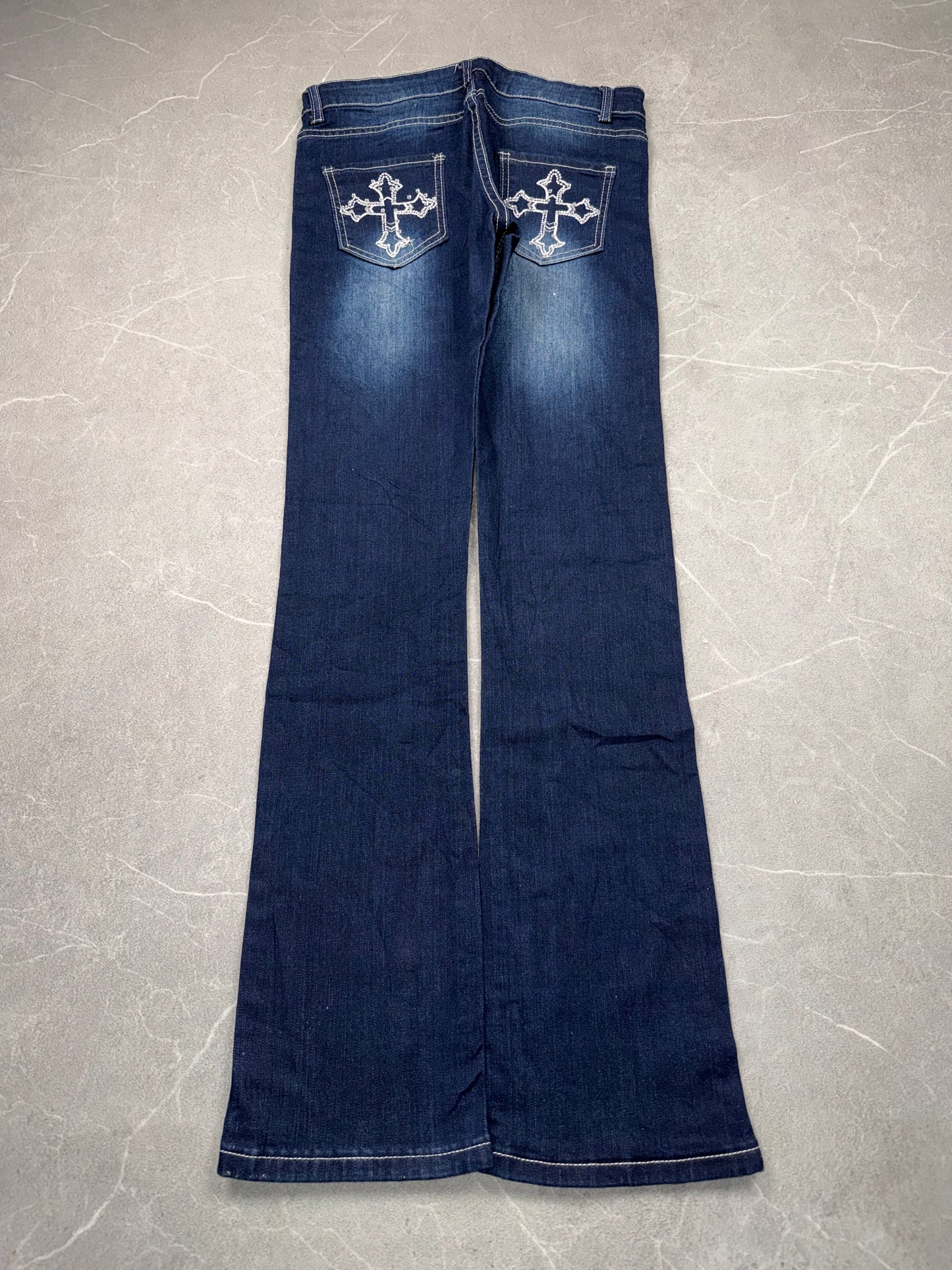 Y2K Jeans Bootcut Low-Mid Rise // S