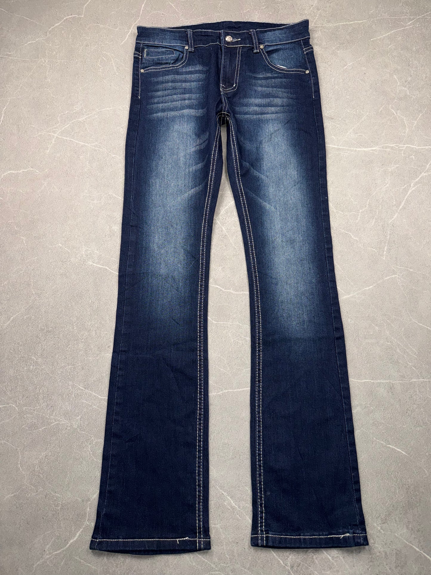 Y2K Jeans Bootcut Low-Mid Rise // S