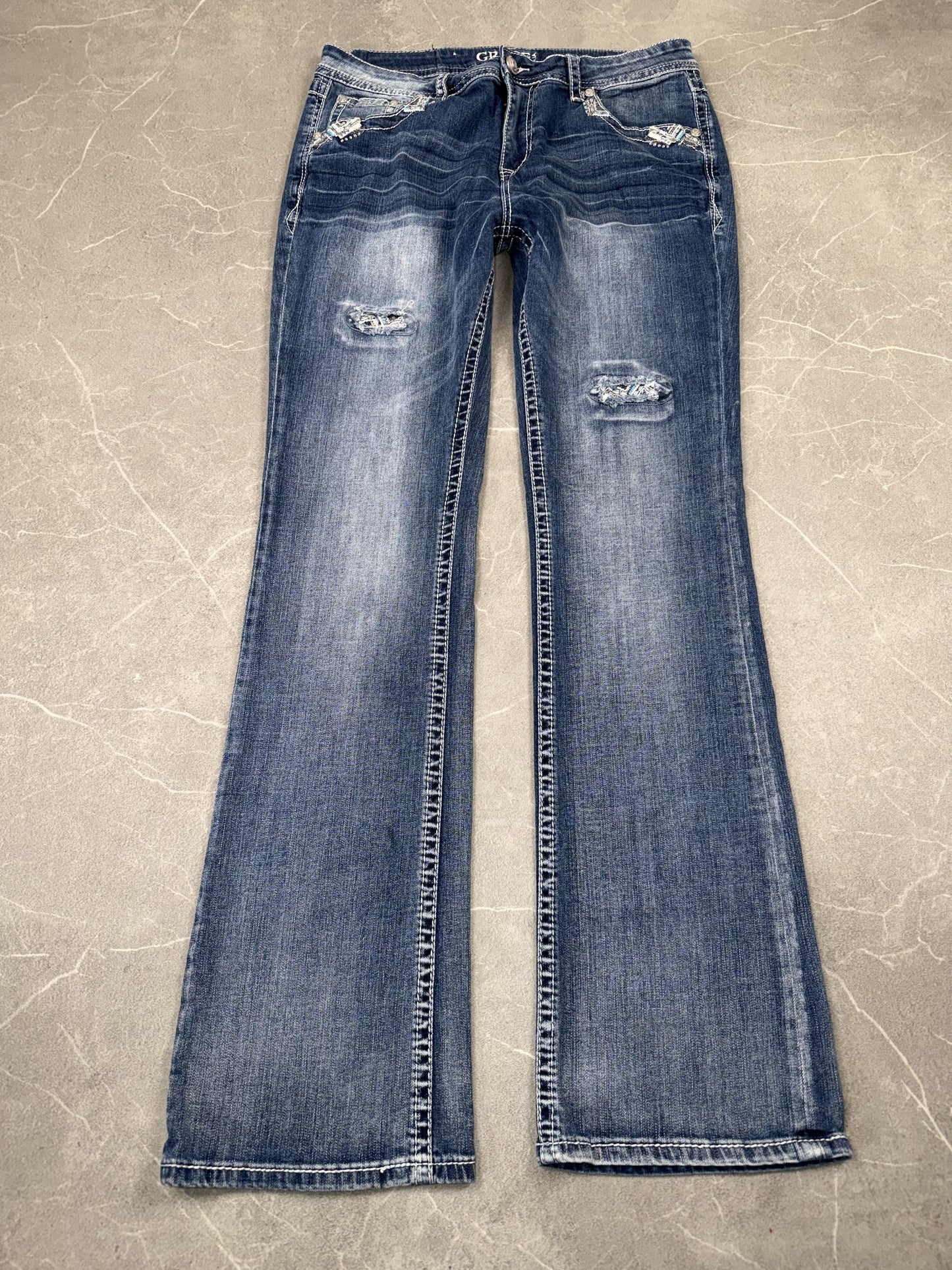 Grace Bootcut Low-Mid Rise // L