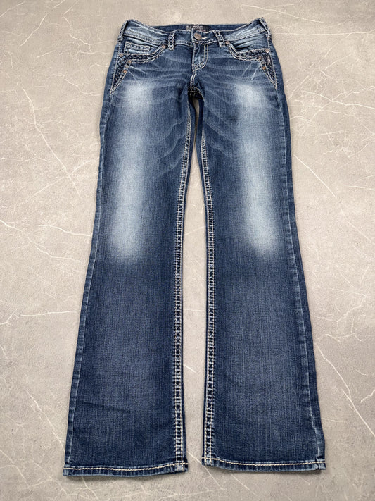 Silver Bootcut Low Rise // S