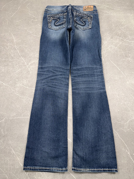 Silver Bootcut Low Rise // S