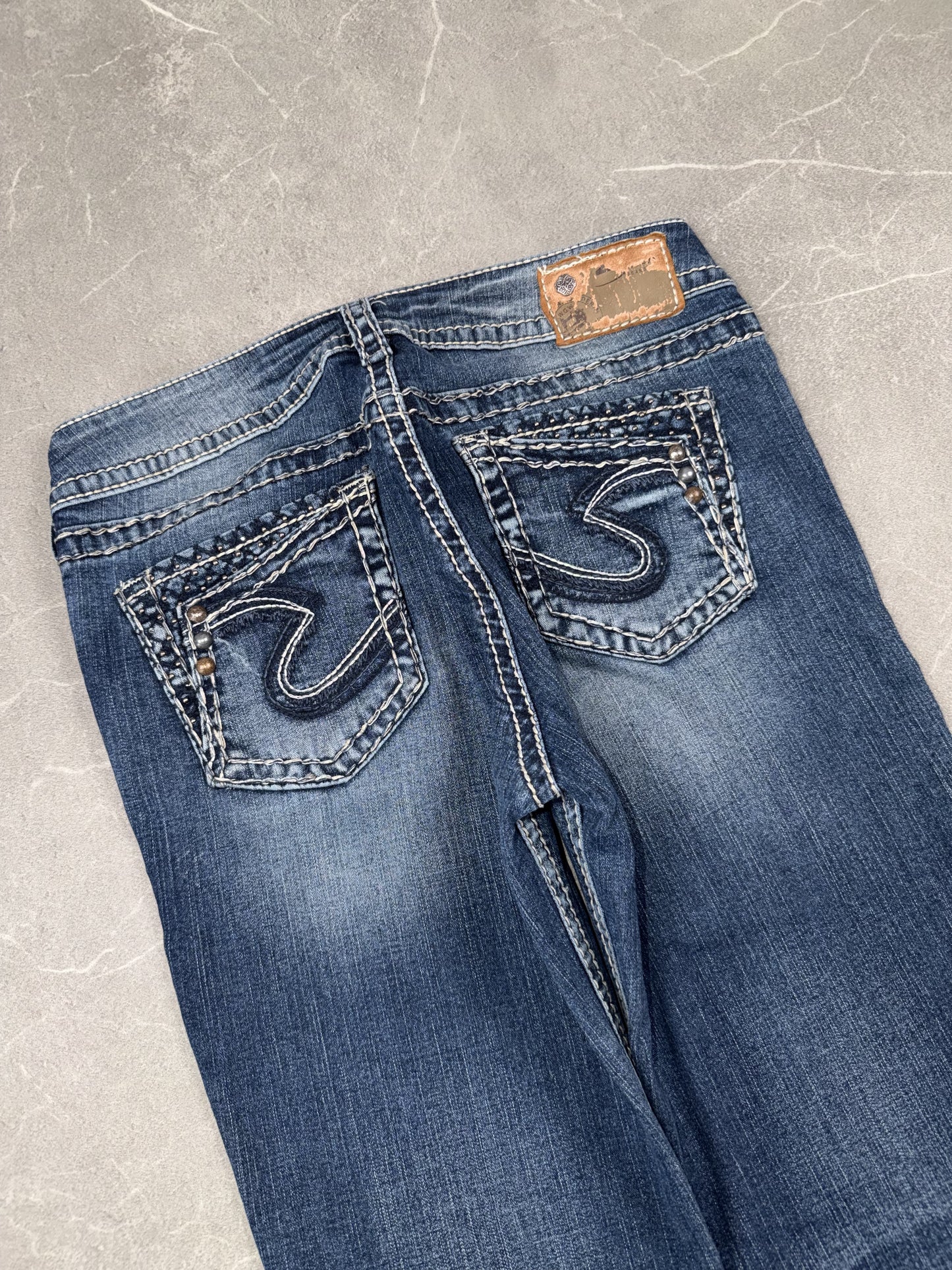 Silver Bootcut Low Rise // S