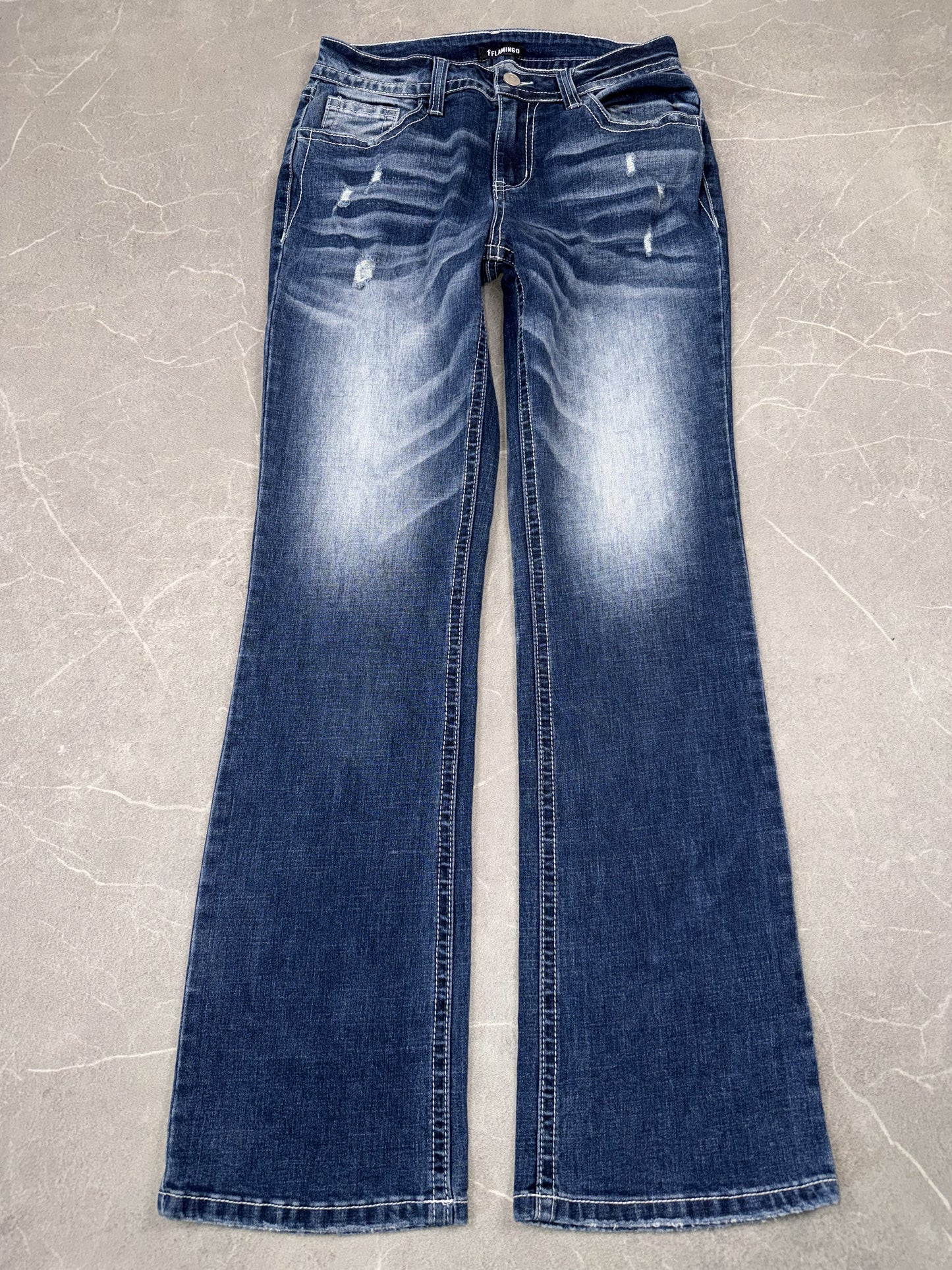 Flamingo Bootcut Mid Rise // S